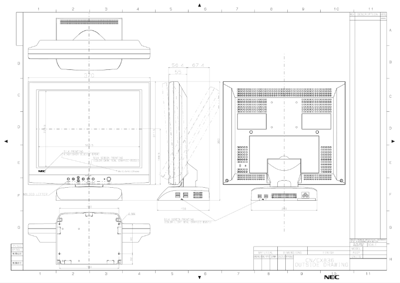 First page image of the manual for MultiSync LCD1525X