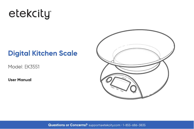 First page image of the manual for EK5250