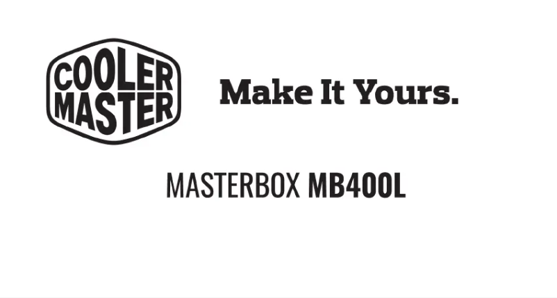 First page image of the manual for MasterBox MB400L