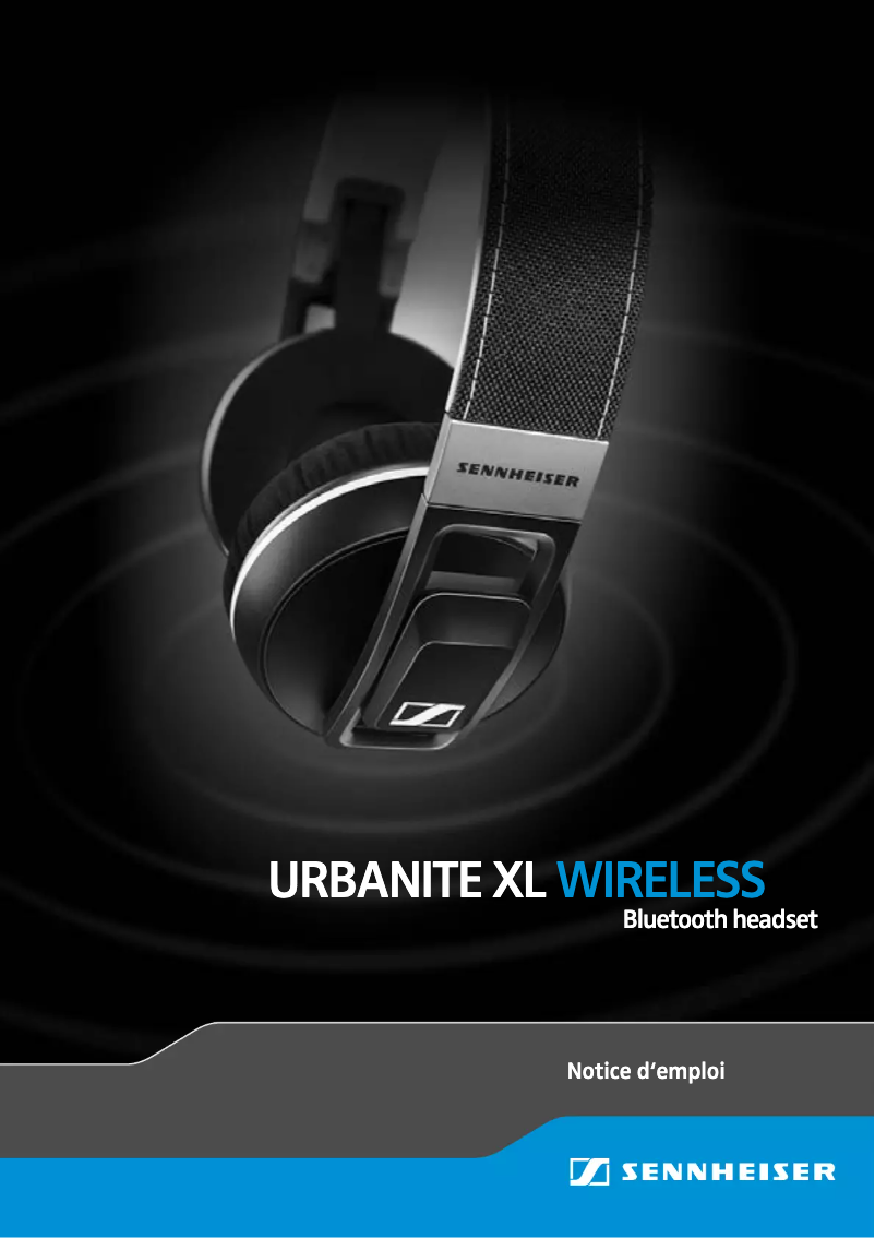 Page 1 of the manual User Manual Sennheiser Urbanite XL Wireless