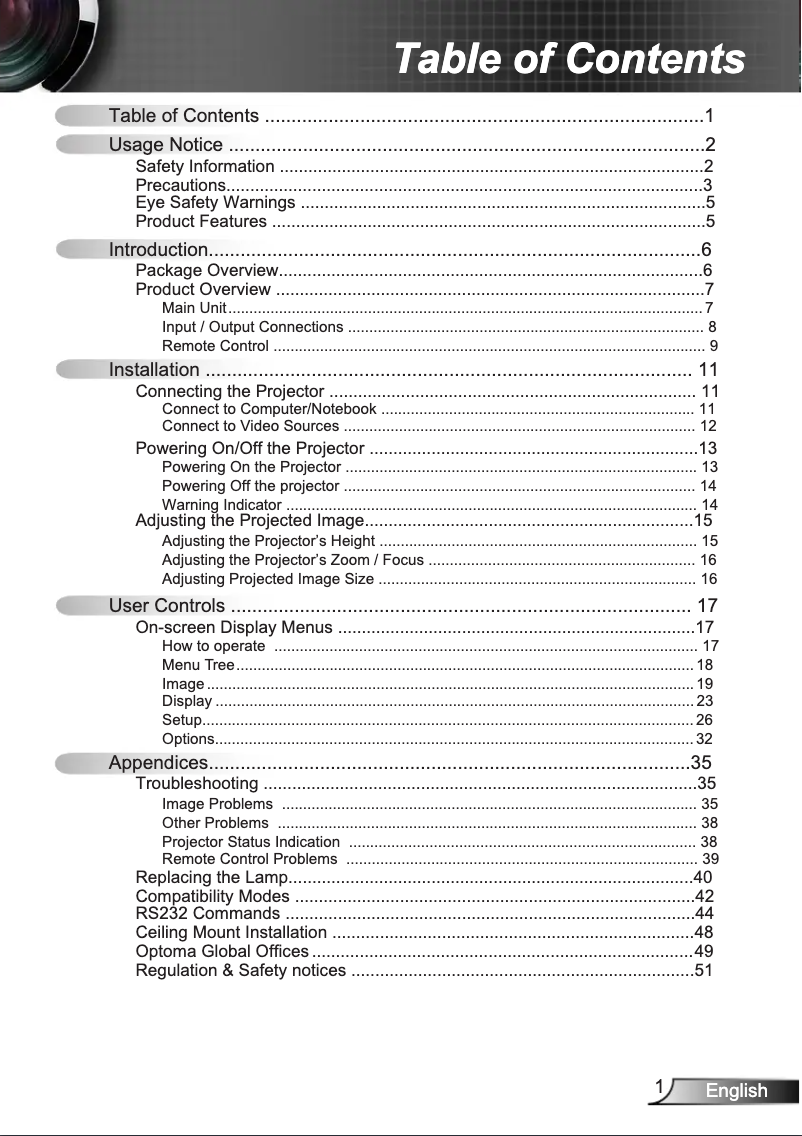First page image of the manual for DX211