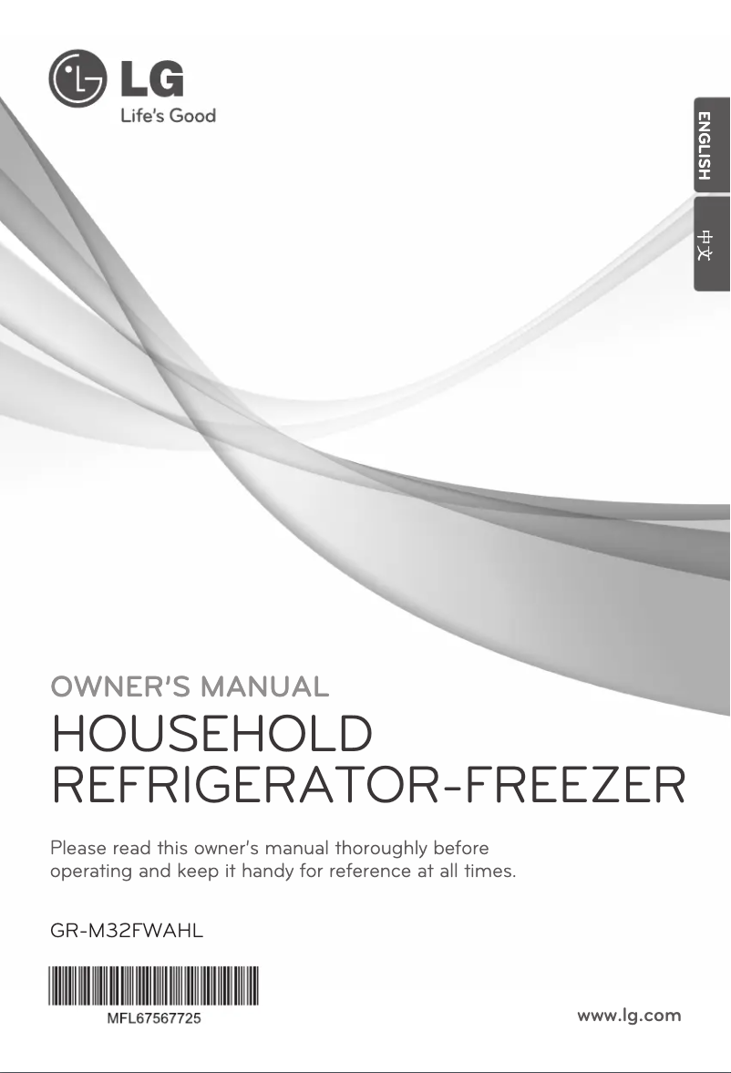 Page 1 of the manual User Manual LG GR-M32FWAHL