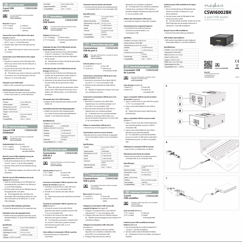 First page image of the manual for CSWI6002BK