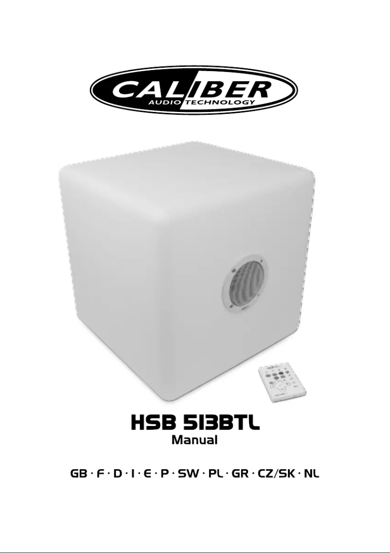 Image de la première page du manuel de l'appareil HSB513BTL