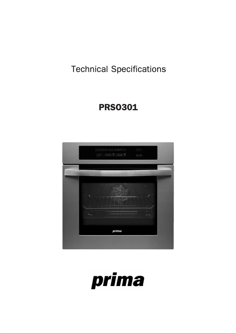 First page image of the manual for PRS