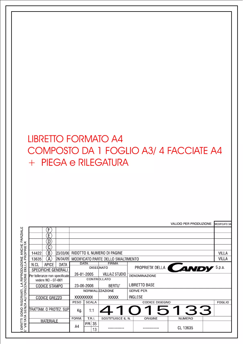 Page 1 of the manual User Manual Candy CFL316A