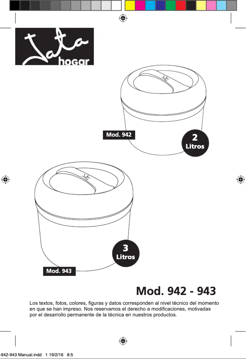 Image de la première page du manuel de l'appareil 942
