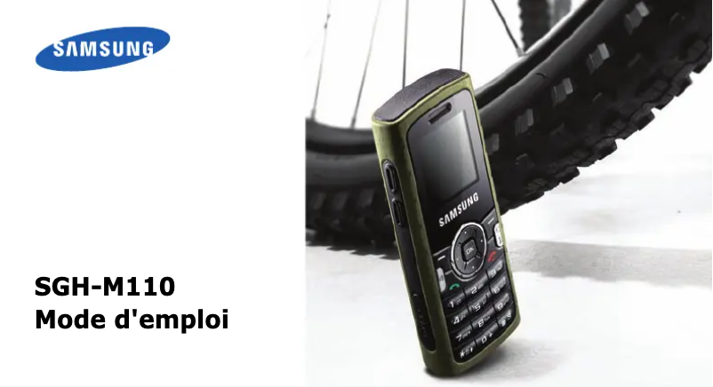 First page image of the manual for SGH-M110