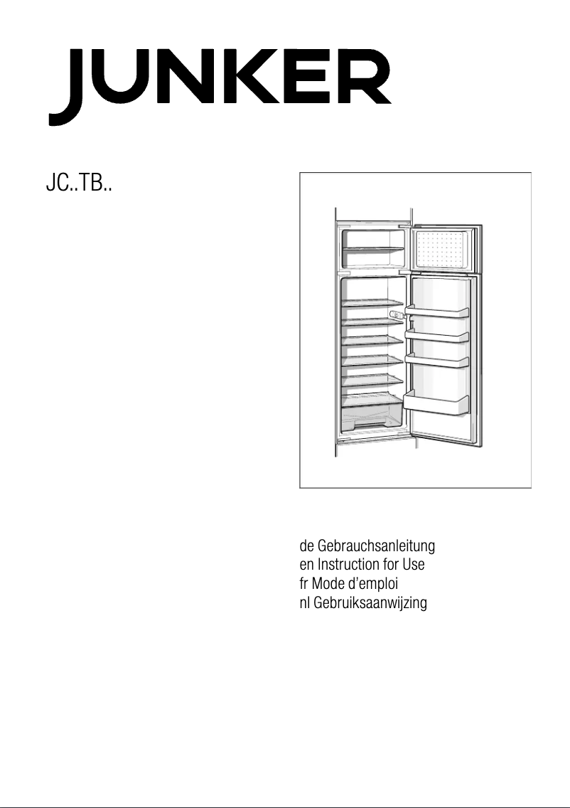 Page 1 of the manual User Manual Junker JC60TB30