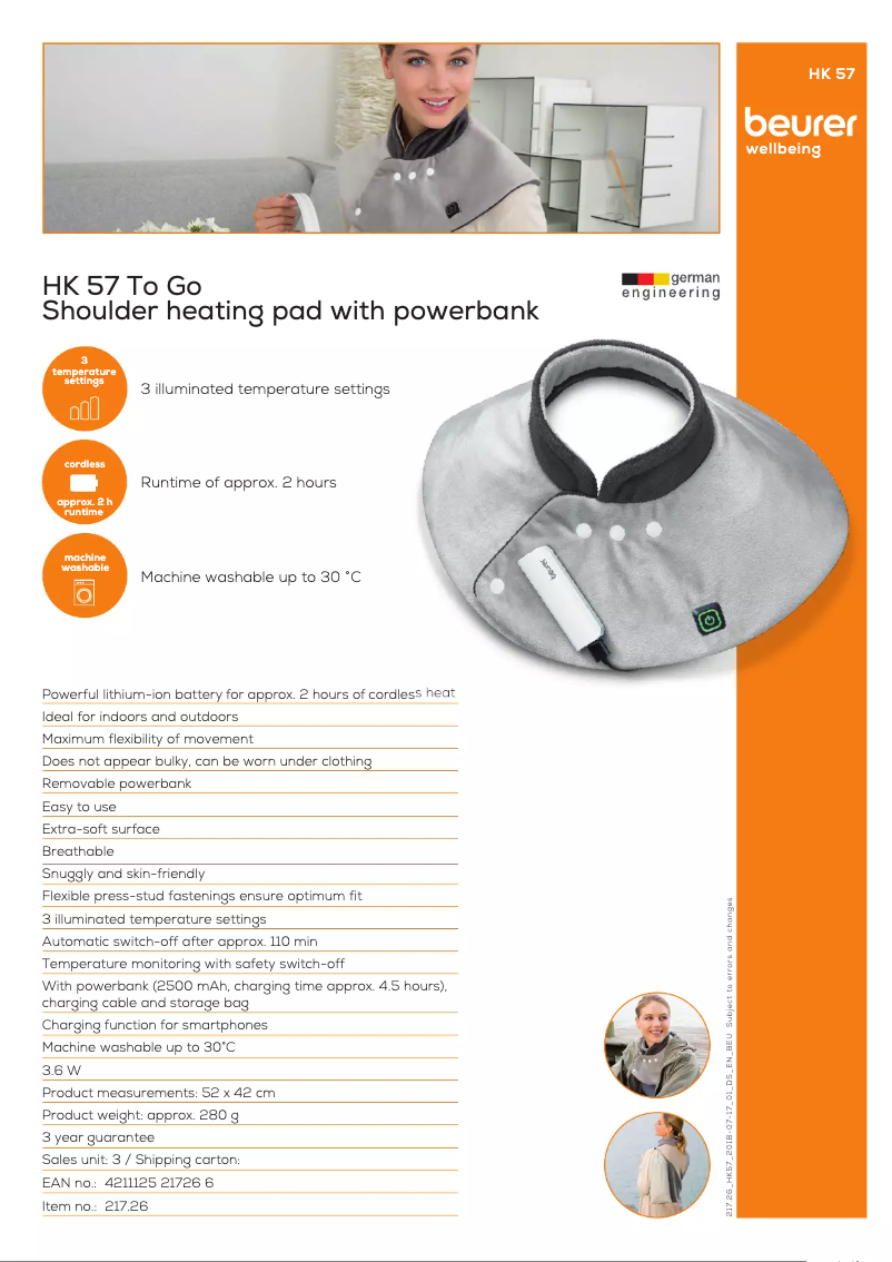 First page image of the manual for HK 57