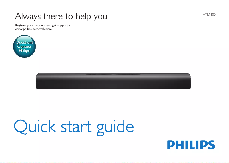 First page image of the manual for HTL1100