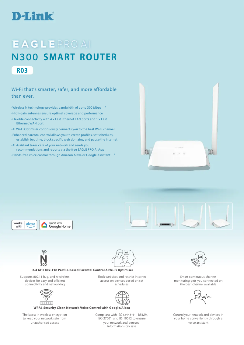 Page 1 of the manual User Manual D-Link R03