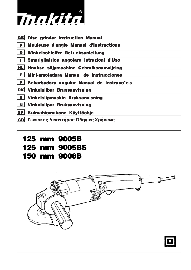 First page image of the manual for 9006B