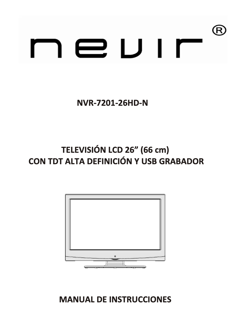 First page image of the manual for NVR-7201-26HD-N