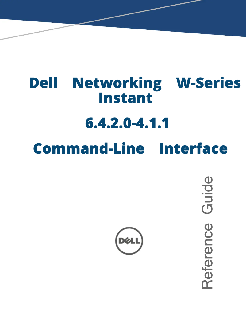 Page 1 of the manual User Manual Dell W-IAP103