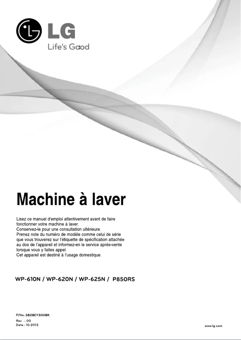 First page image of the manual for P850RS