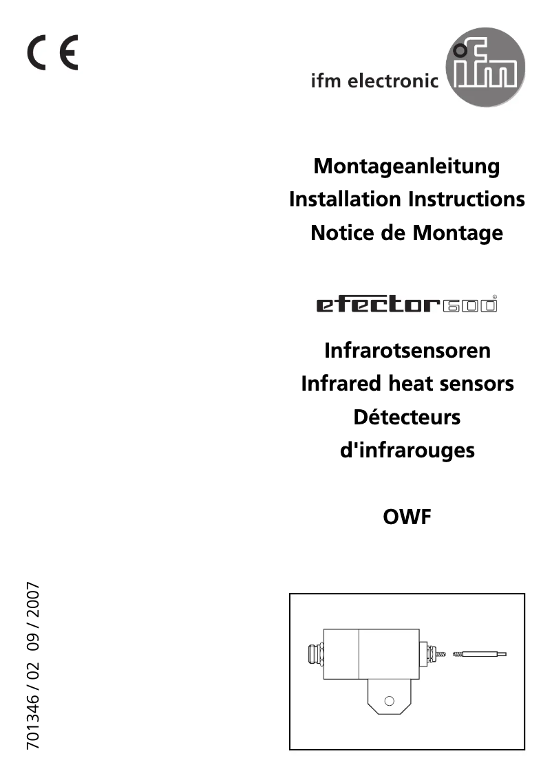 First page image of the manual for OW0002