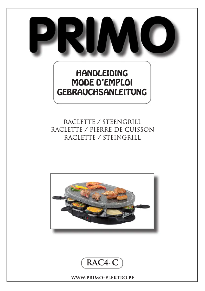 Page 1 of the manual User Manual Primo RAC4