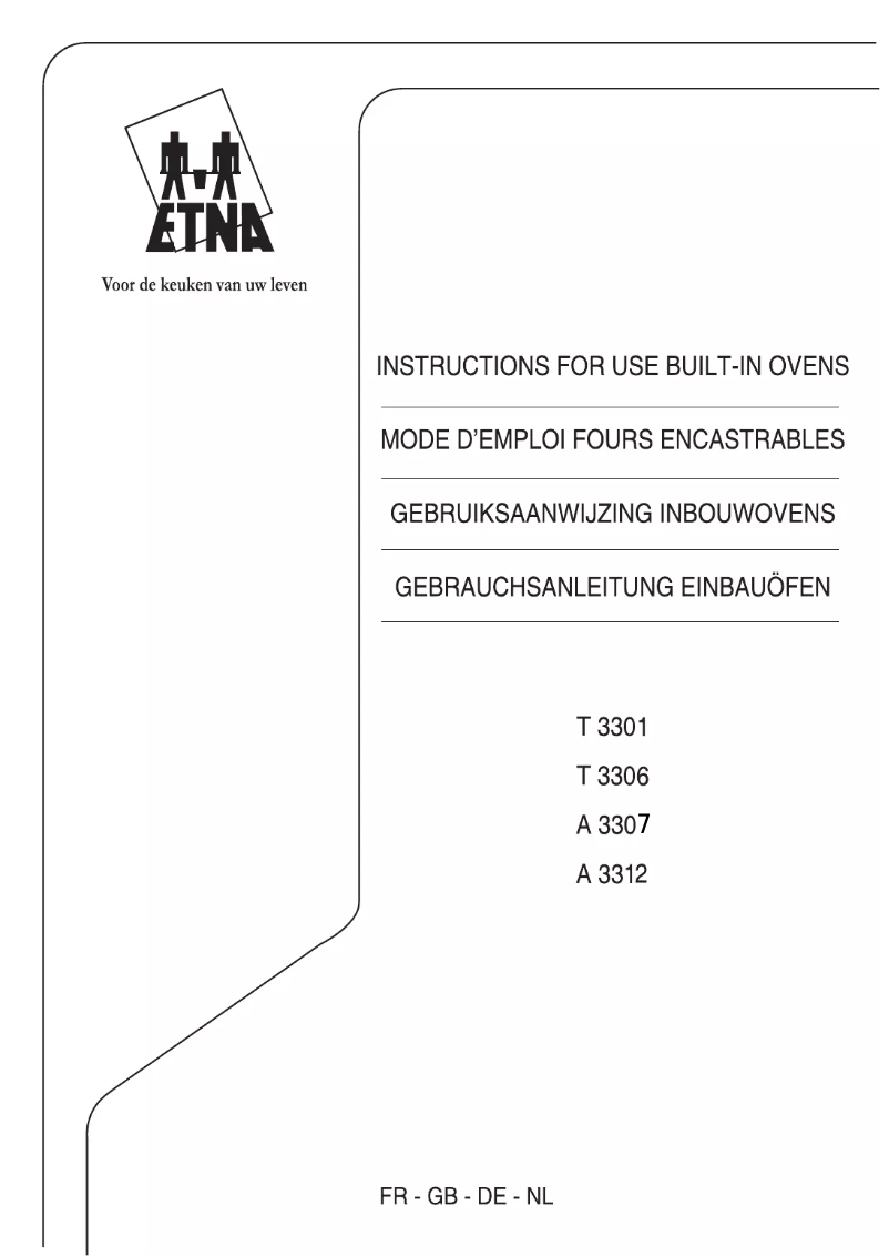 First page image of the manual for T3301FT