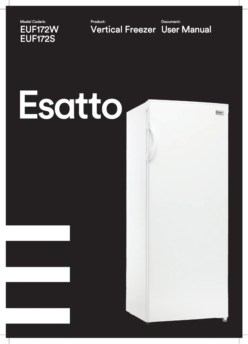 First page image of the manual for EUF172S