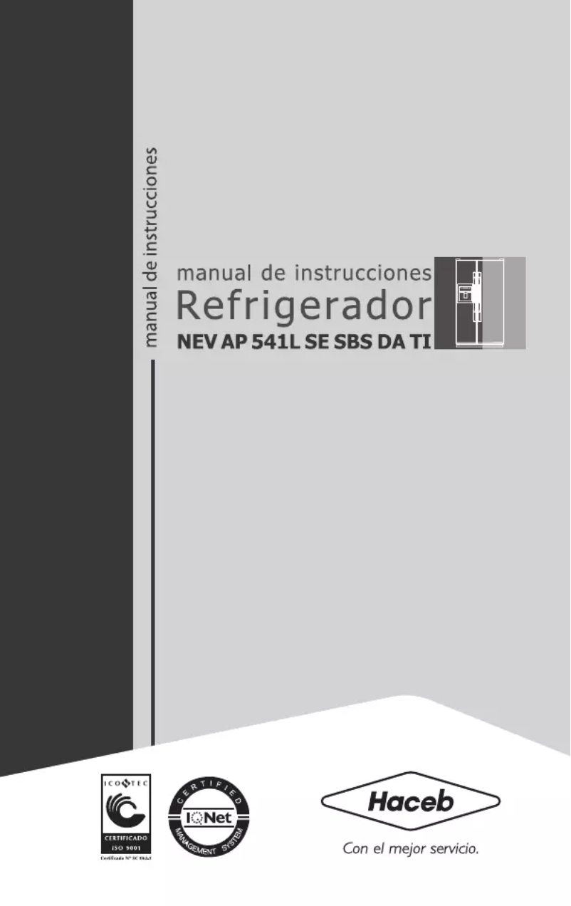 First page image of the manual for SBS 541 L SE 2P T