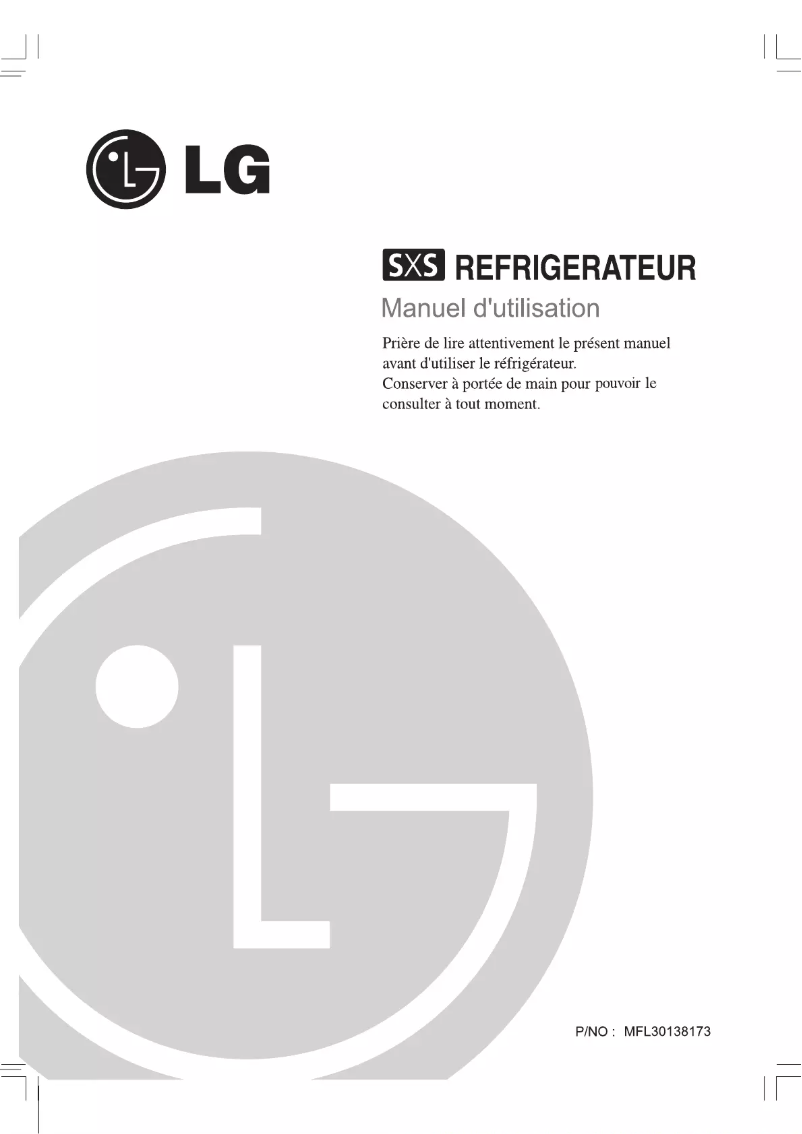Page 1 of the manual User Manual LG GC-P207WVQ
