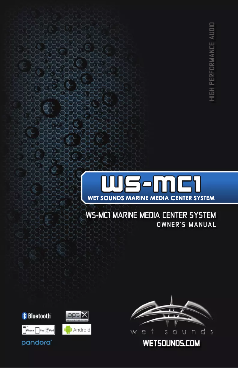 First page image of the manual for WS-MC1