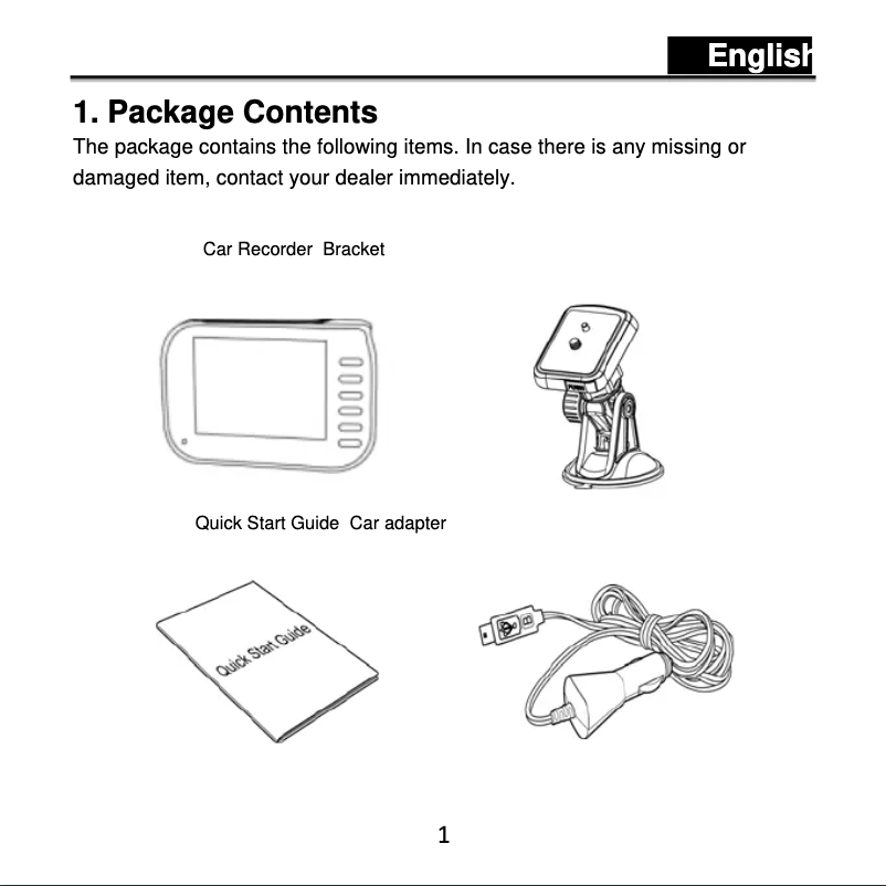 Page 1 of the manual User Manual Genius DVR-FHD568
