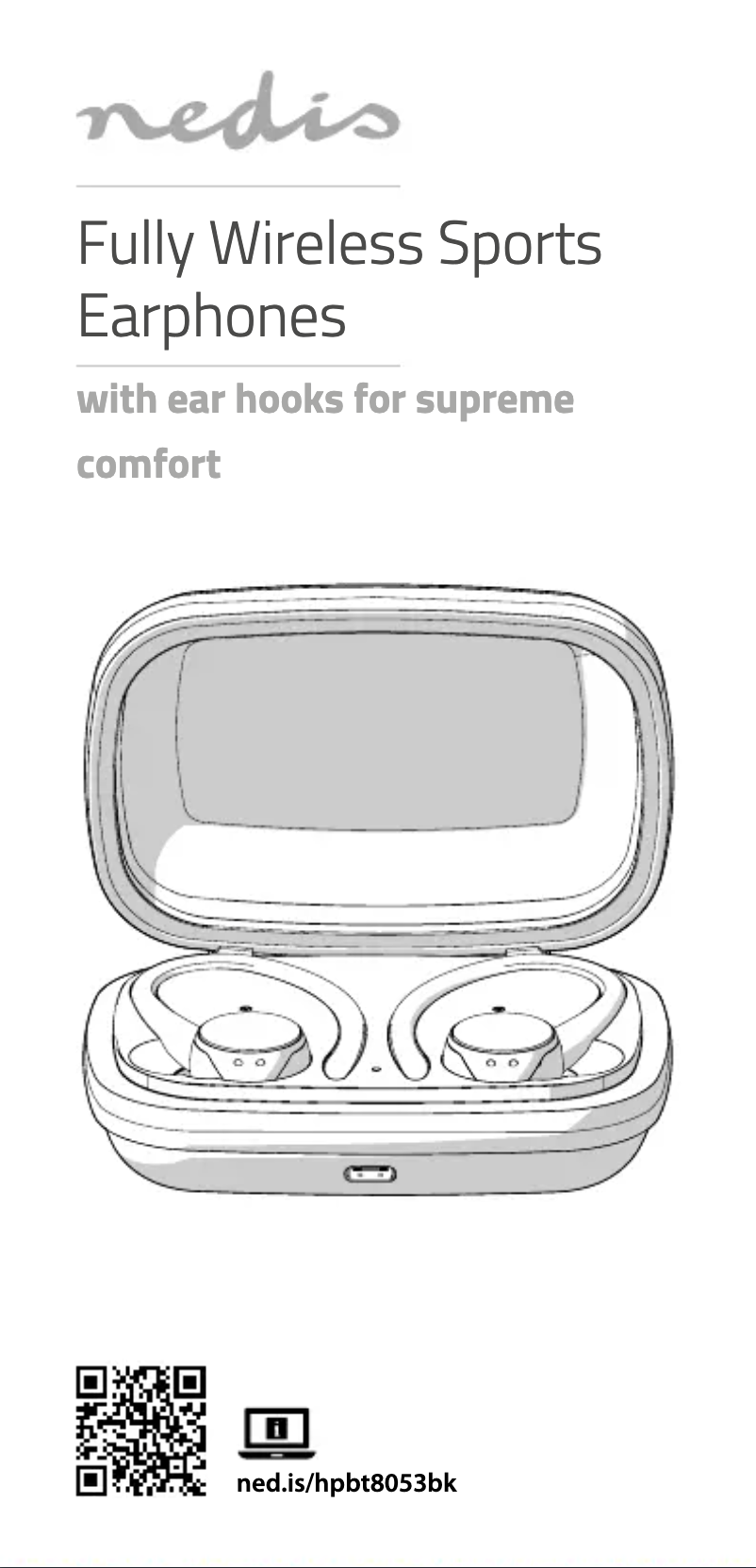 Page 1 of the manual User Manual Nedis HPBT8053BK