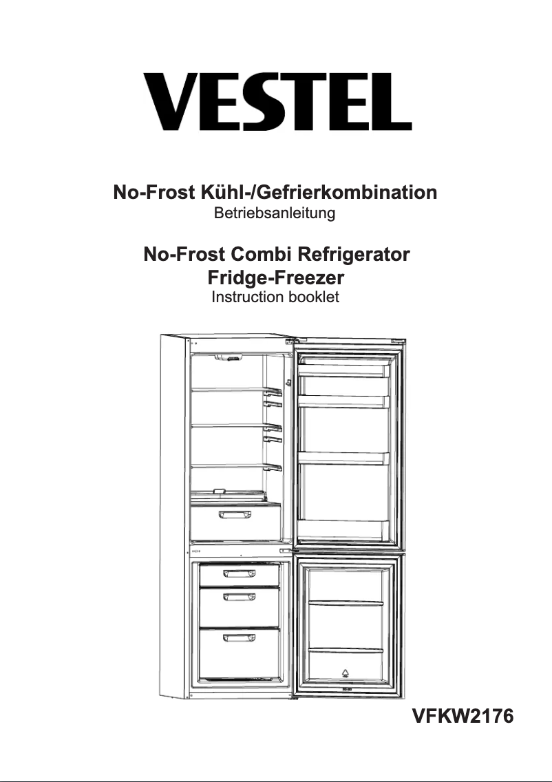 First page image of the manual for VFKW2176