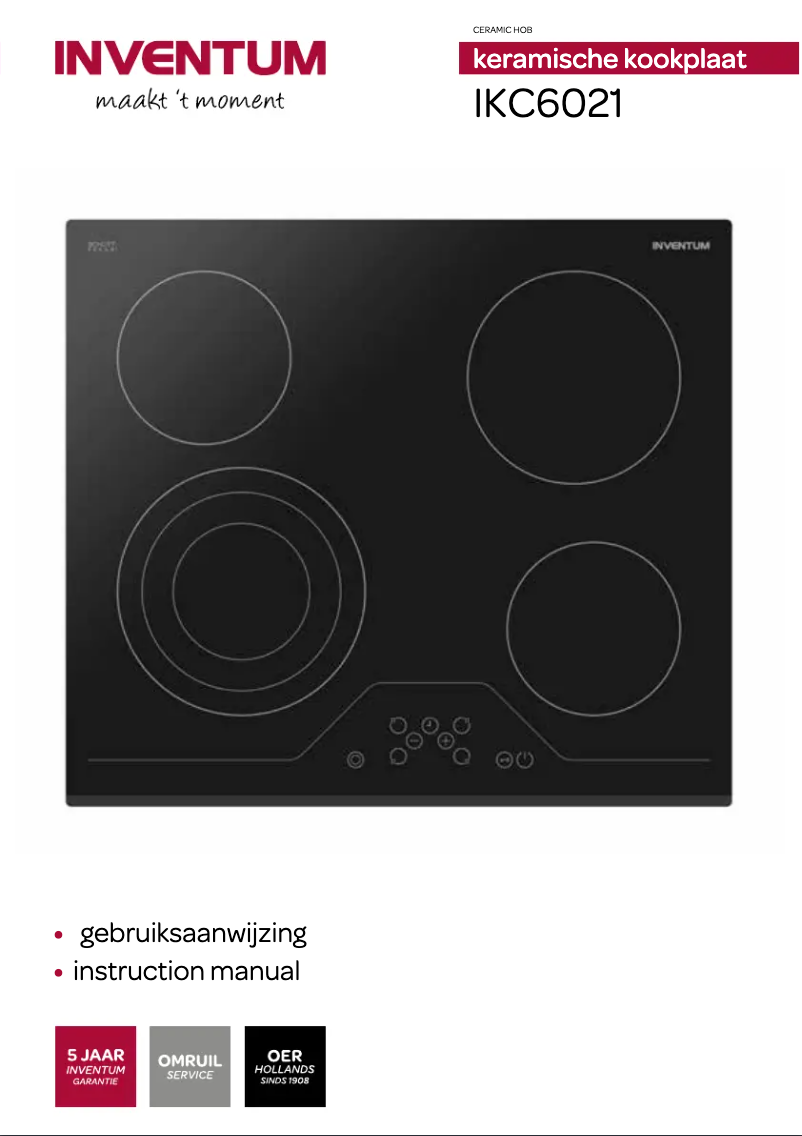 First page image of the manual for IKC6021