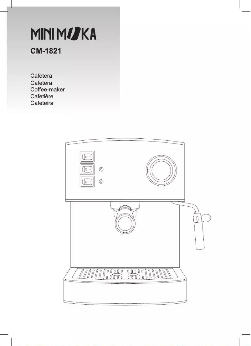 Page 1 of the manual User Manual Mini Moka CM-1821