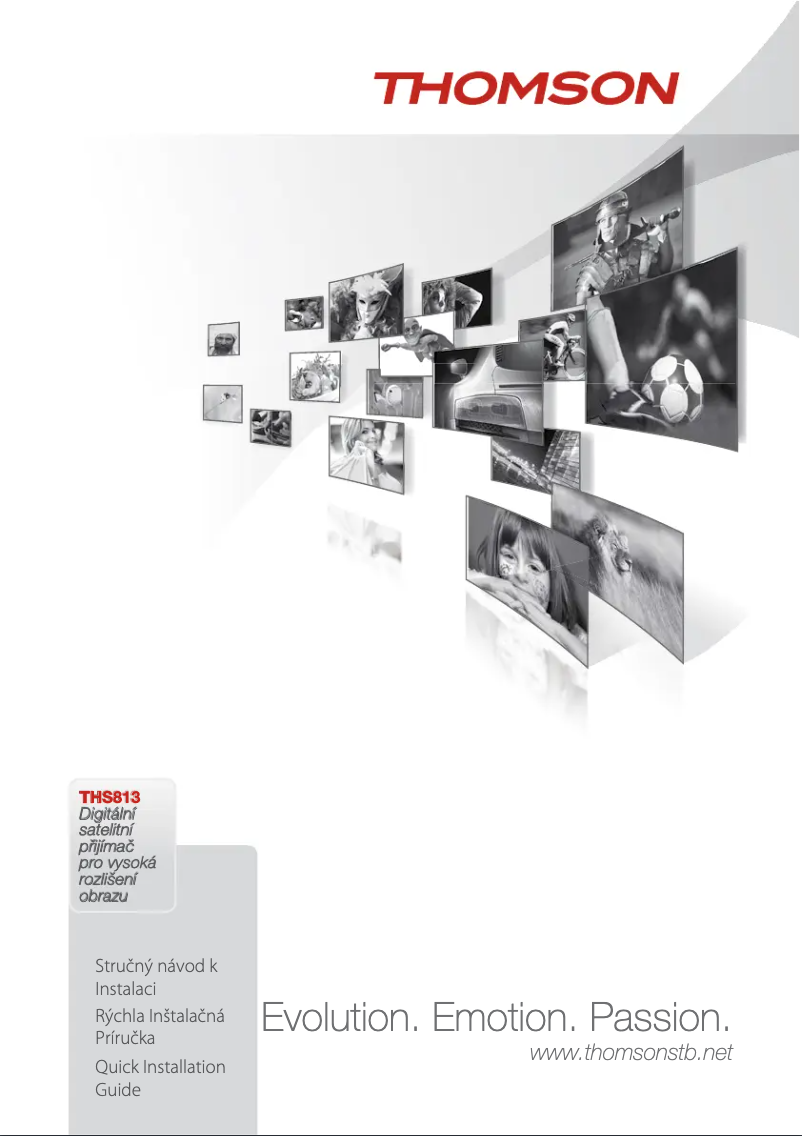 Page 1 of the manual User Manual Thomson THS813