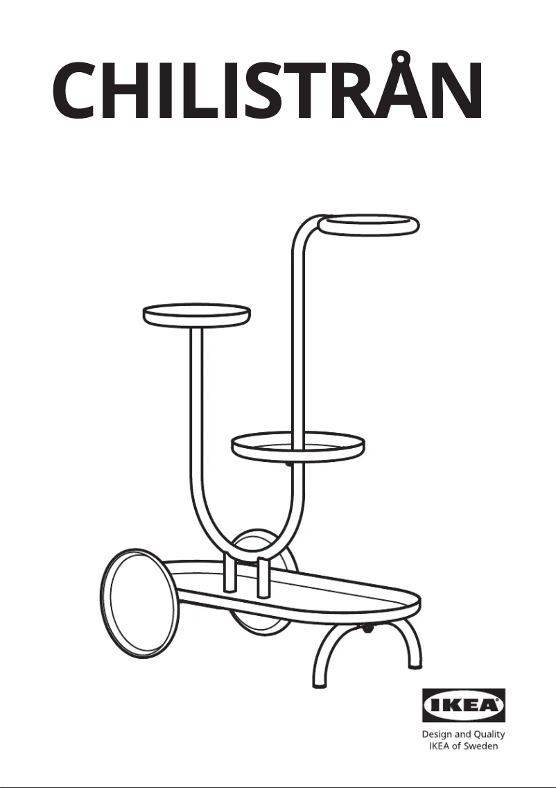 First page image of the manual for CHILISTRÅN 104.922.43