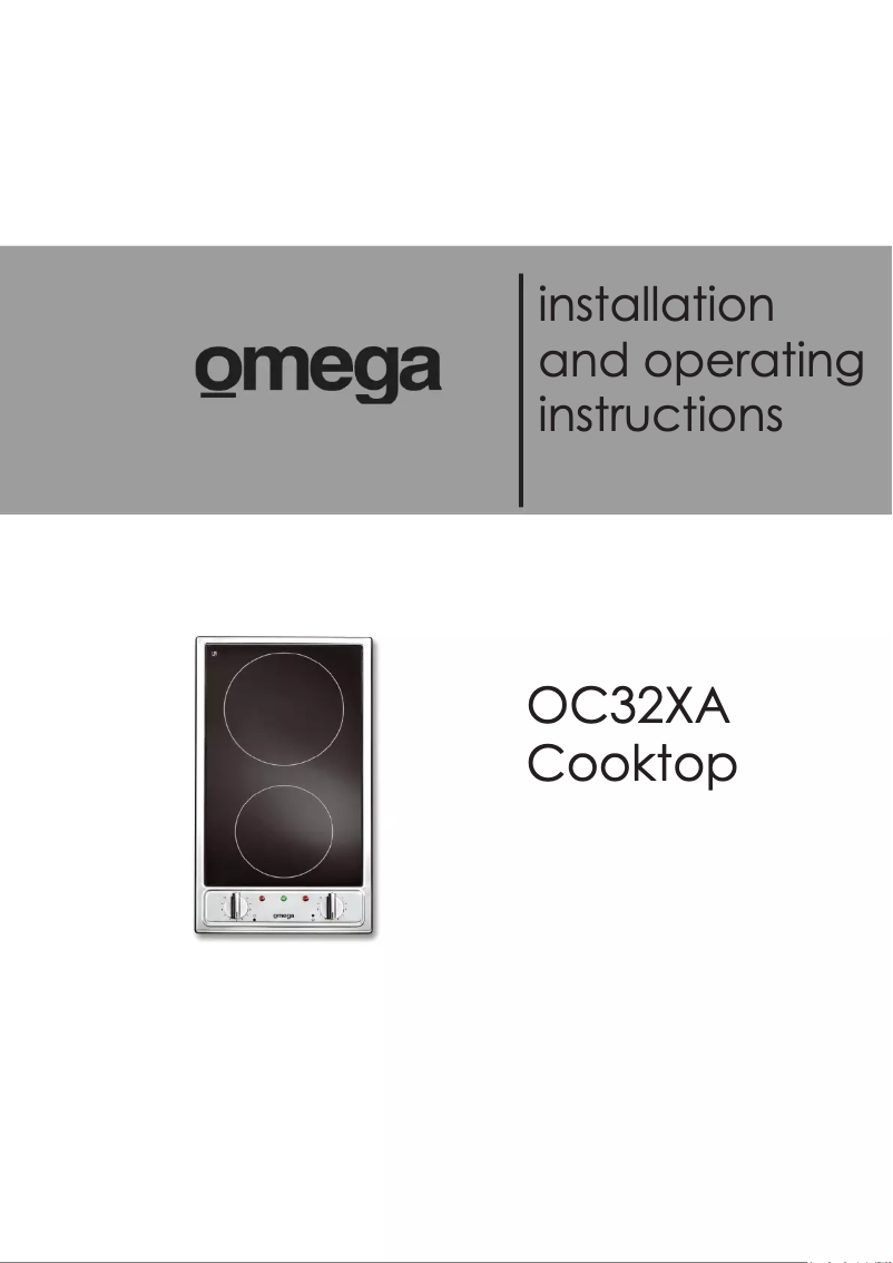 First page image of the manual for OC32XA