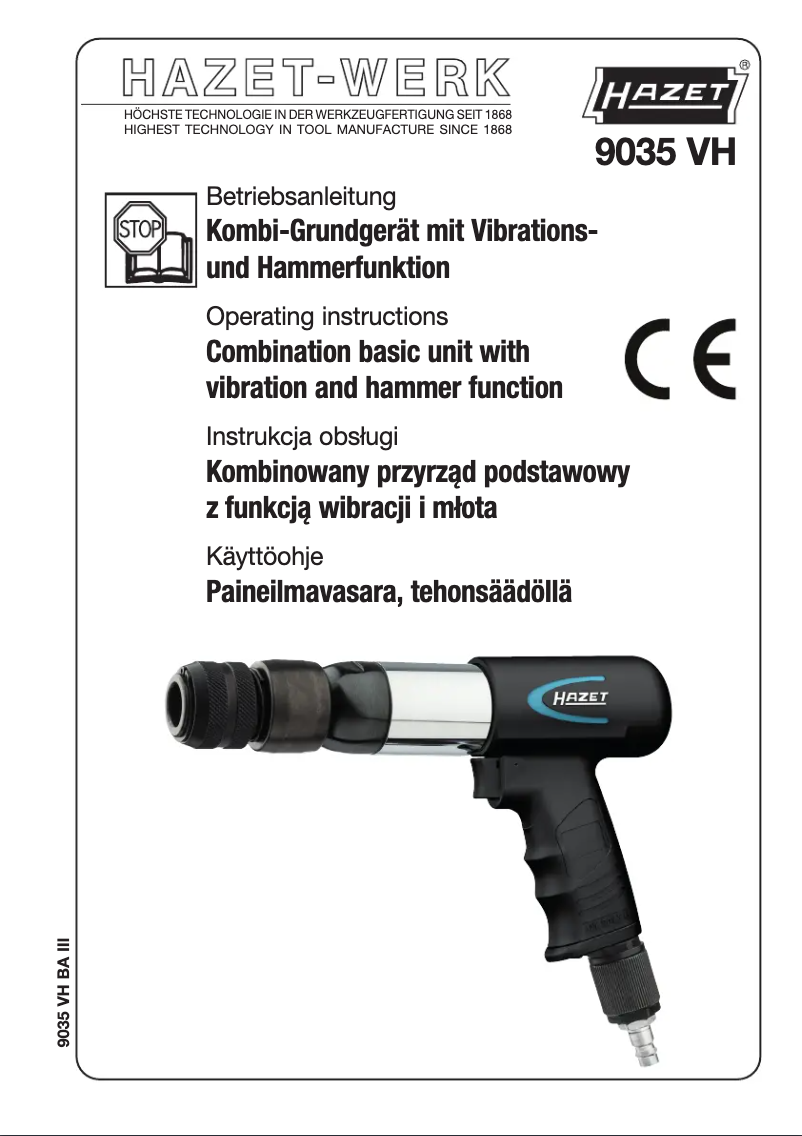 Image de la première page du manuel de l'appareil 9035V/5