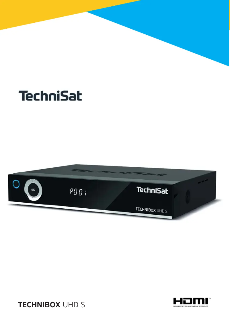 Page 1 of the manual User Manual TechniSat TechniBox UHD S