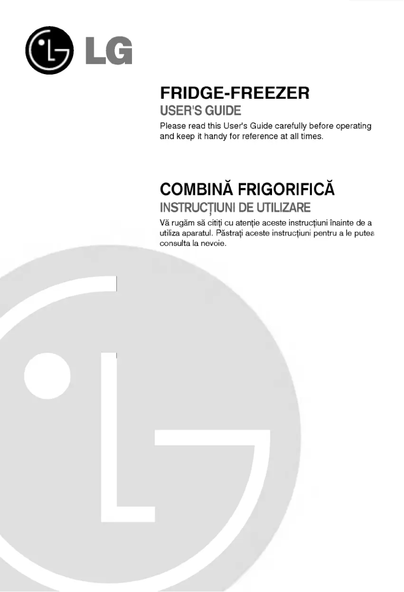 First page image of the manual for GR-409GPA