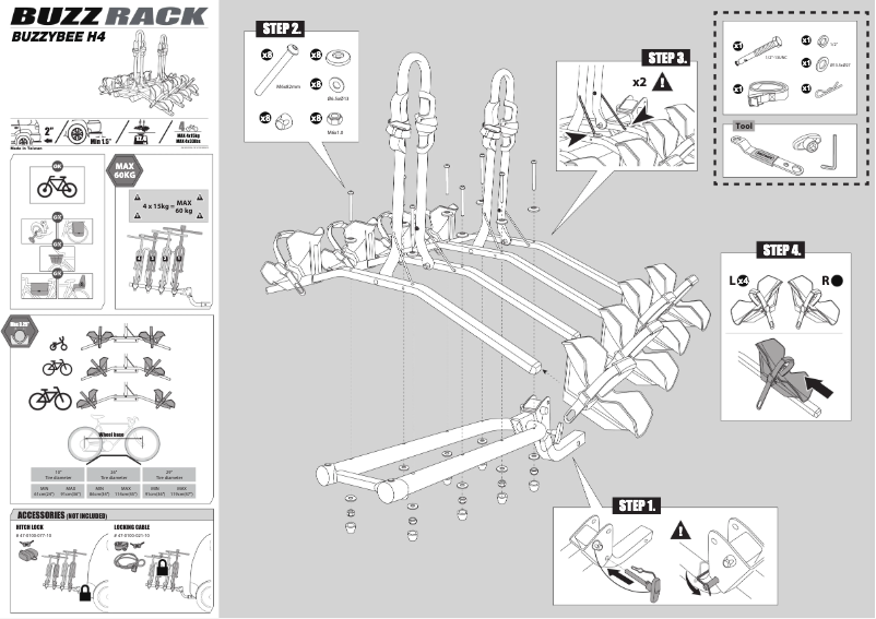 Page 1 of the manual User Manual Buzz Rack BuzzyBee H4