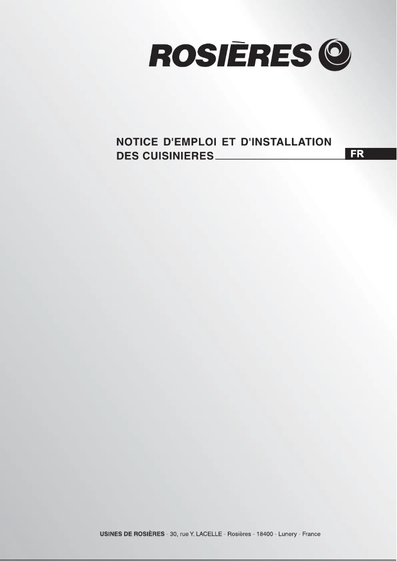 First page image of the manual for RVP 6378 PNX