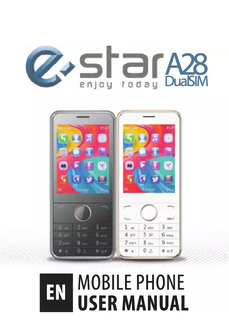 First page image of the manual for A28