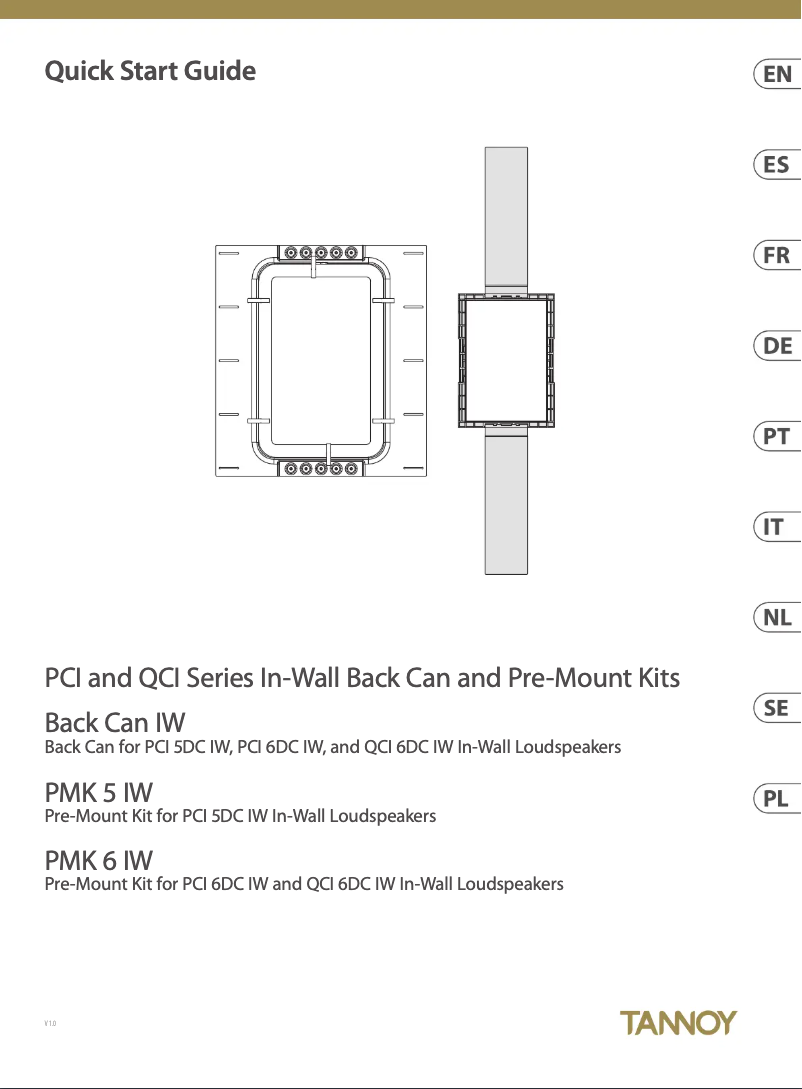 First page image of the manual for Back Can IW
