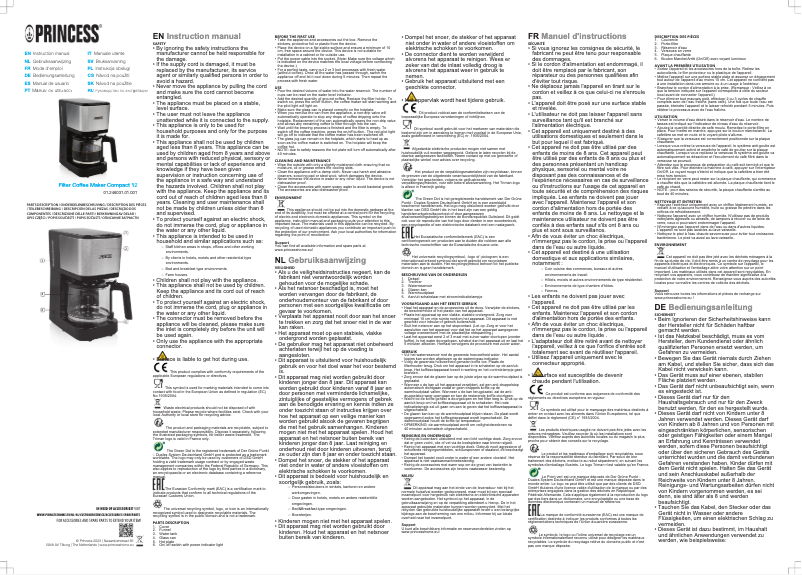 First page image of the manual for Compact 12 246031