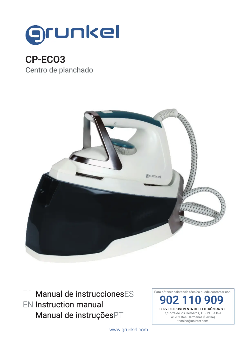 First page image of the manual for CP-ECO3