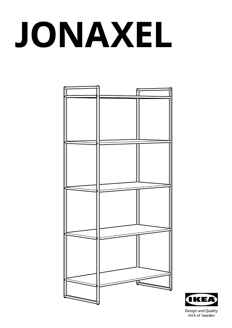 First page image of the manual for JONAXEL 704.313.17