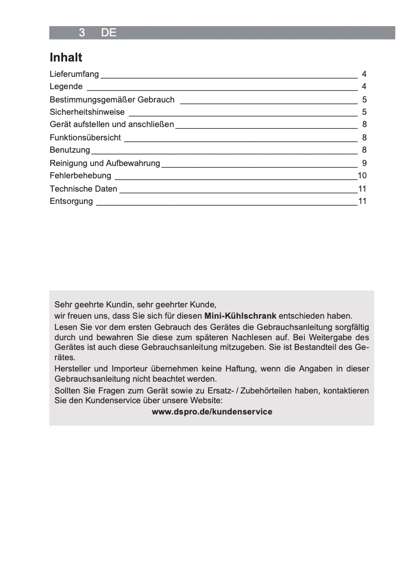 First page image of the manual for 04837