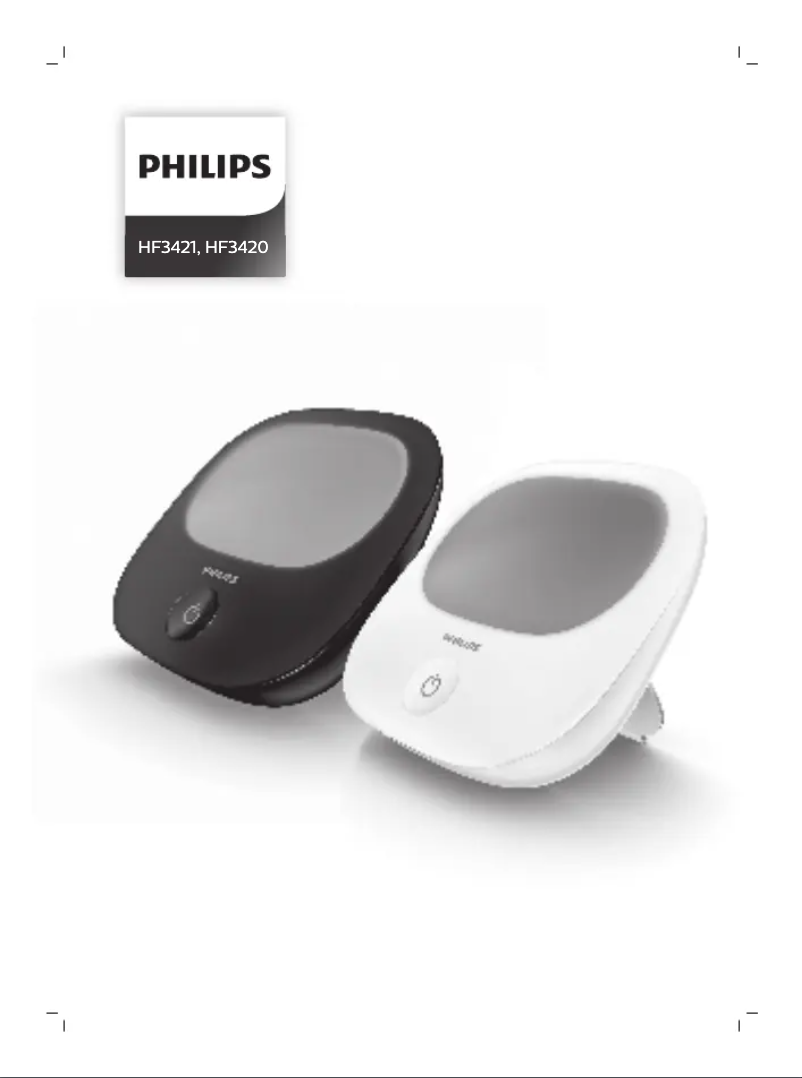 Page 1 of the manual User Manual Philips EnergyUp HF3421