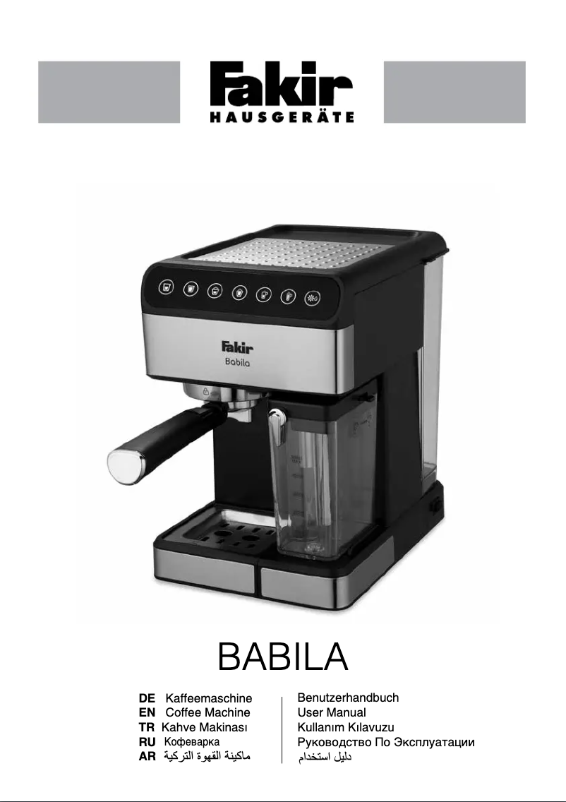 Page 1 of the manual User Manual Fakir Babila