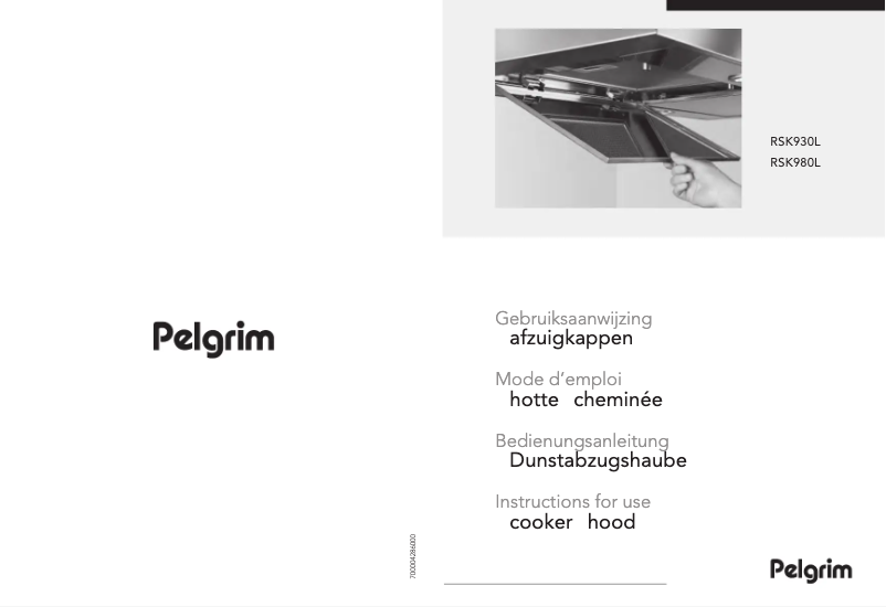 Page 1 of the manual User Manual Pelgrim RSK930LRVS