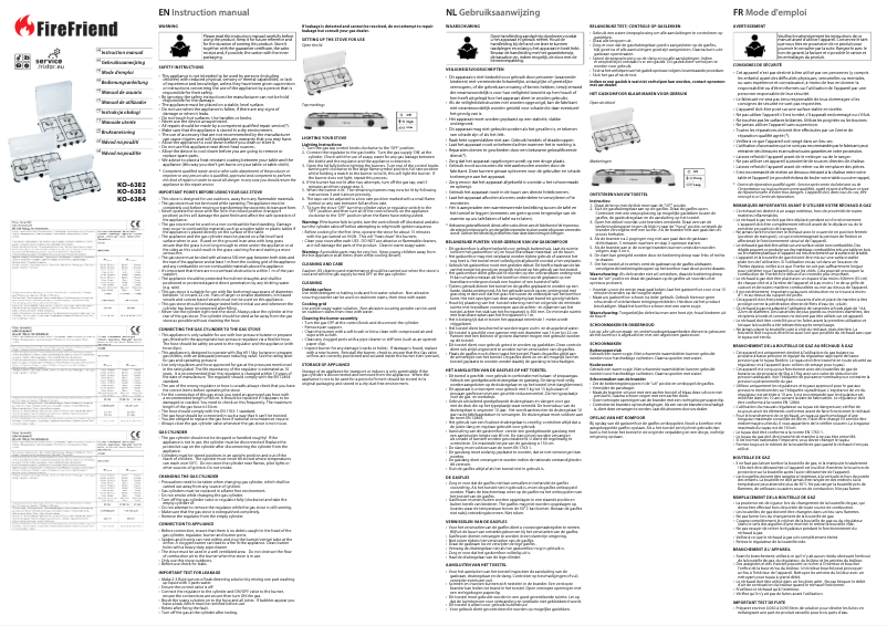 First page image of the manual for KO-6384